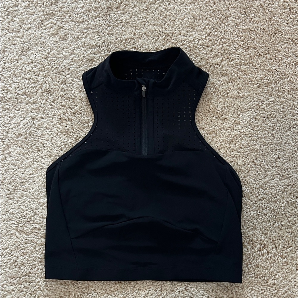 Lululemon high neck pullover sports bra zipper